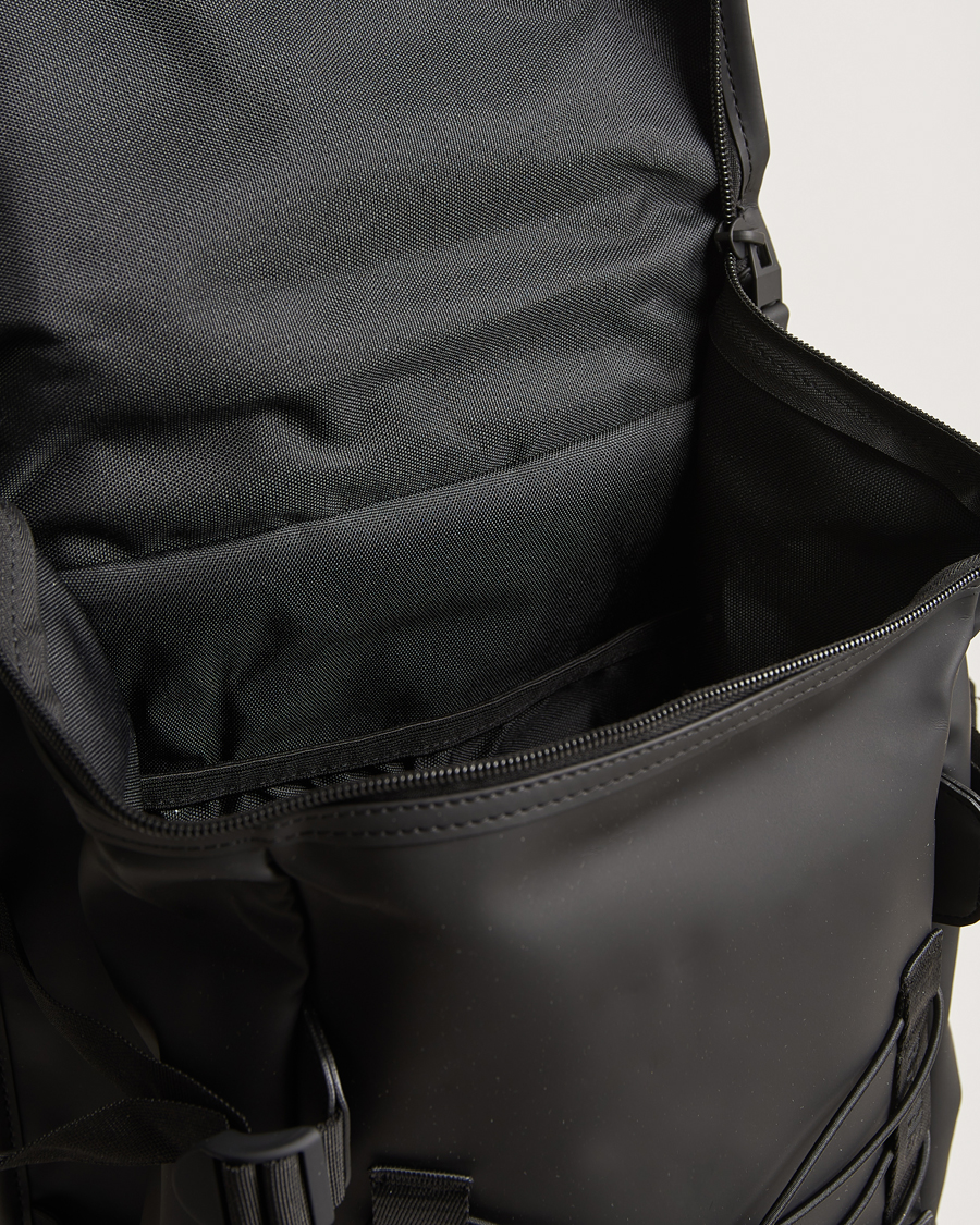 Herre | RAINS Trail Mountaineer Backpack Black | RAINS | Trail Mountaineer Backpack Black