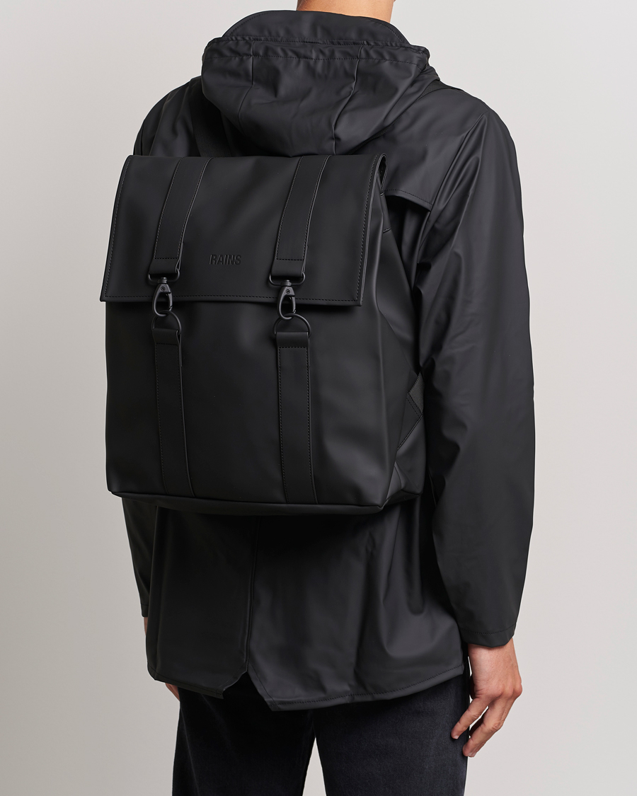 Herre | Ryggsekker | RAINS | Messenger Bag Black