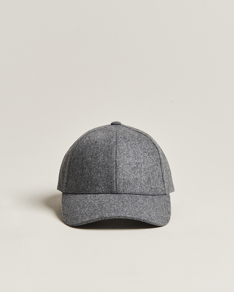 Herre | Varsity Headwear | Varsity Headwear | Flannel Baseball Cap Granite Grey