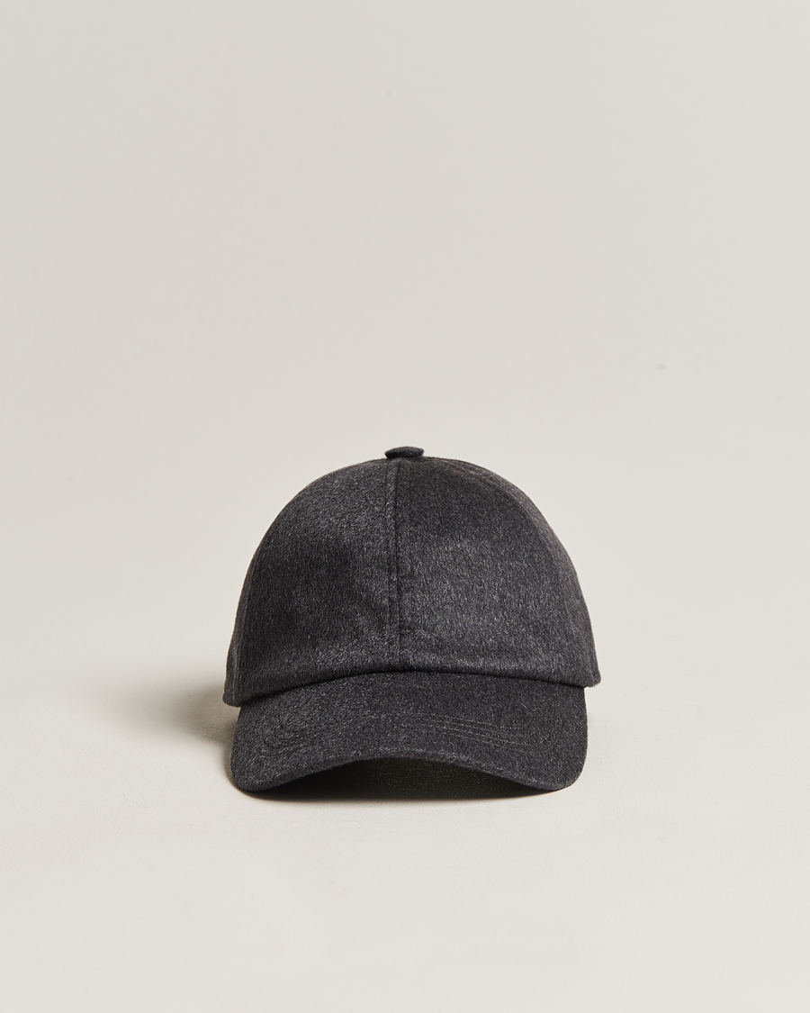 Herre | Hatter og capser | Varsity Headwear | Cashmere Baseball Cap Flint Grey