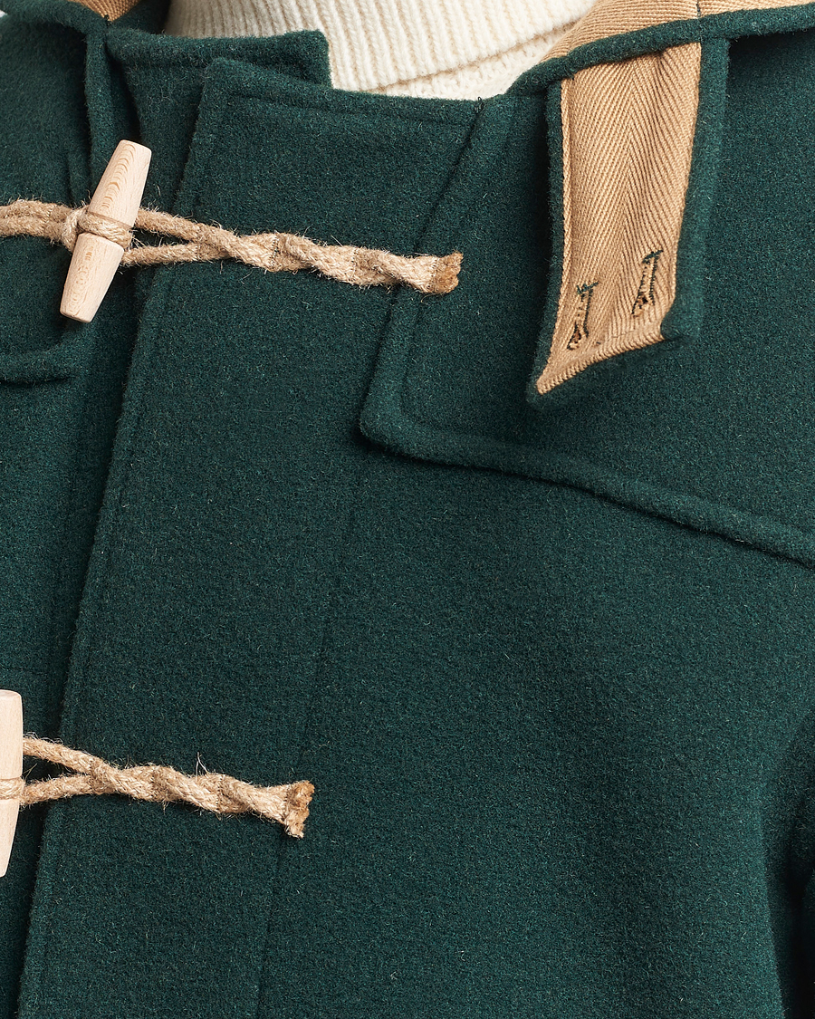 Herre | Jakker | Gloverall | 575 Monty Original Duffle Coat Pine Green