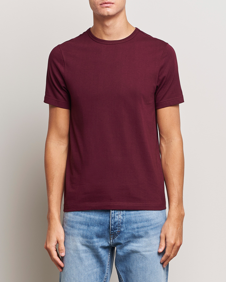 Herre |  | Merz b. Schwanen | 1950s Classic Loopwheeled T-Shirt Ruby Red