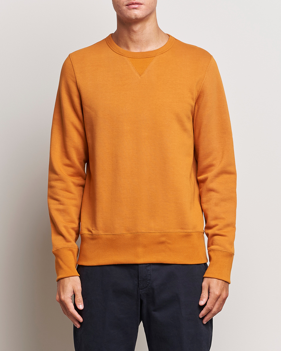 Herre | Gensere | Merz b. Schwanen | Organic Cotton Crew Neck Sweatshirt Desert Sun