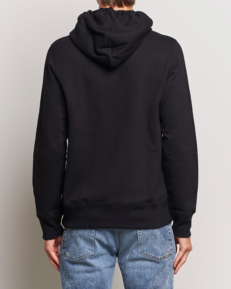 Herre | Gensere | Merz b. Schwanen | Cotton Loopwheeled Hoodie Black