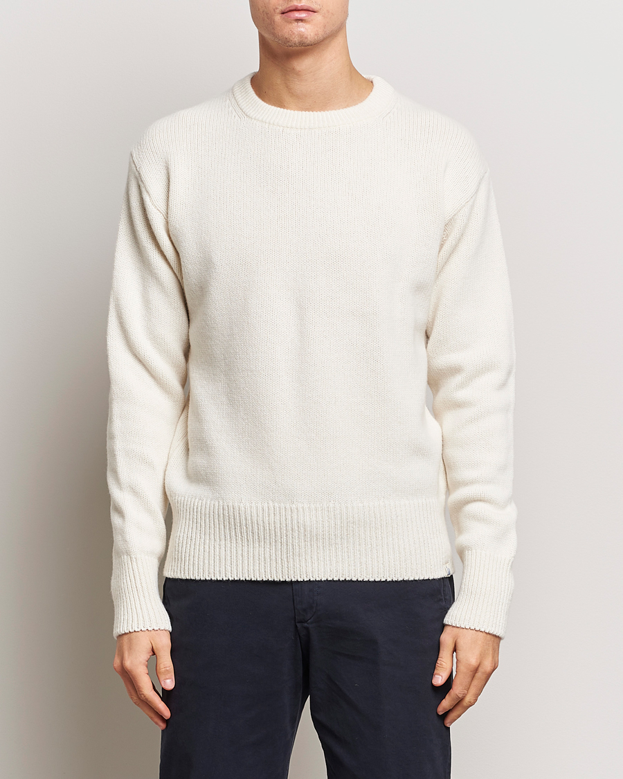 Herre | Gensere | Merz b. Schwanen | Merino/Cashmere Pullover Nature