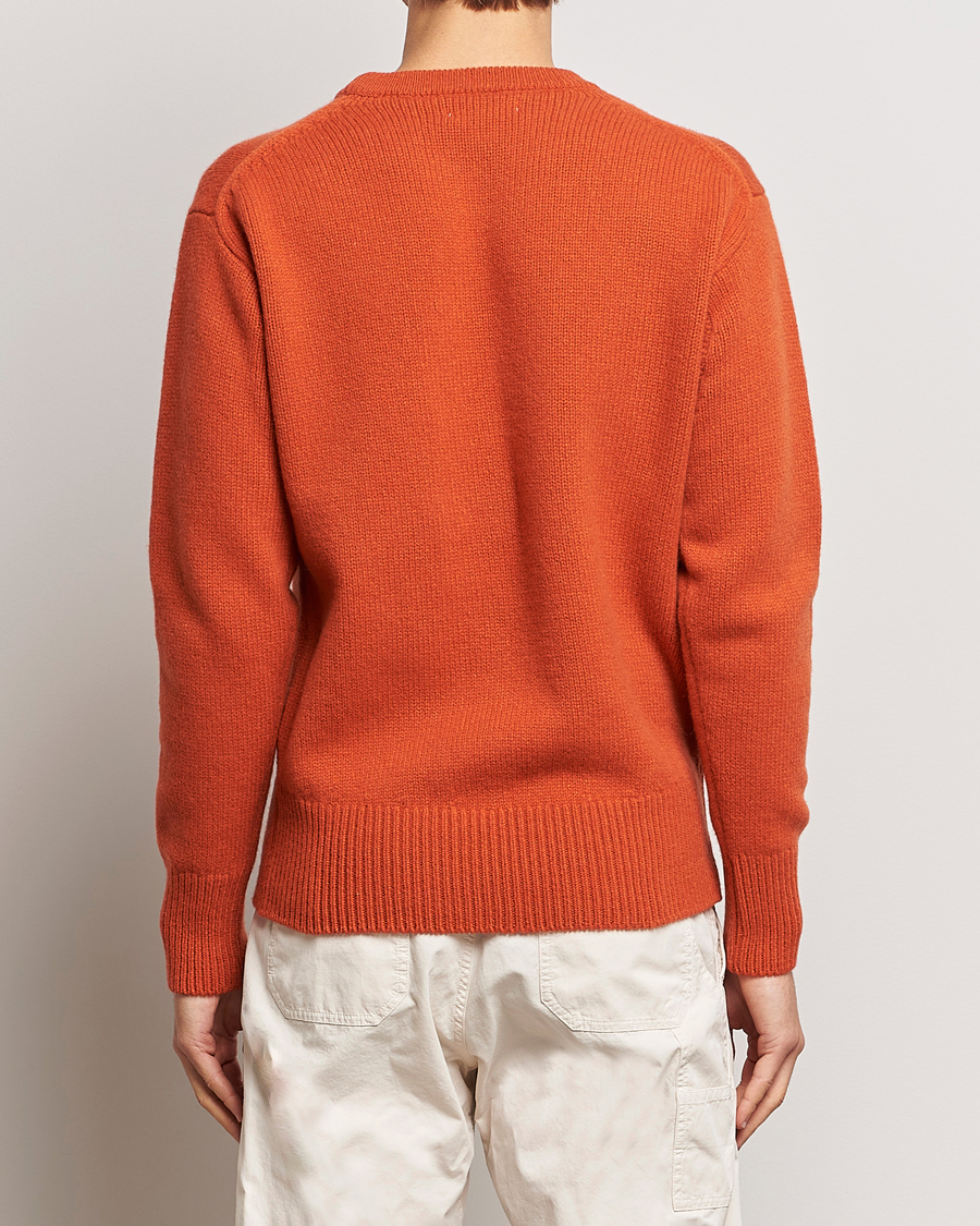 Herre | Gensere | Merz b. Schwanen | Cashmere/Merino Pullover Rust