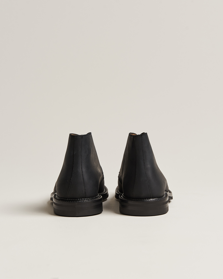 Herre | Støvler | Crockett & Jones | Molton Chukka Black Rough-Out Suede