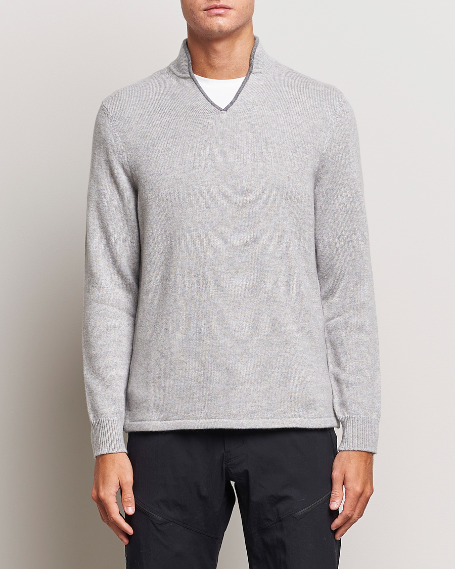 Herre | Gensere | SEASE | Ellen Cashmere Pullover Pearl Grey