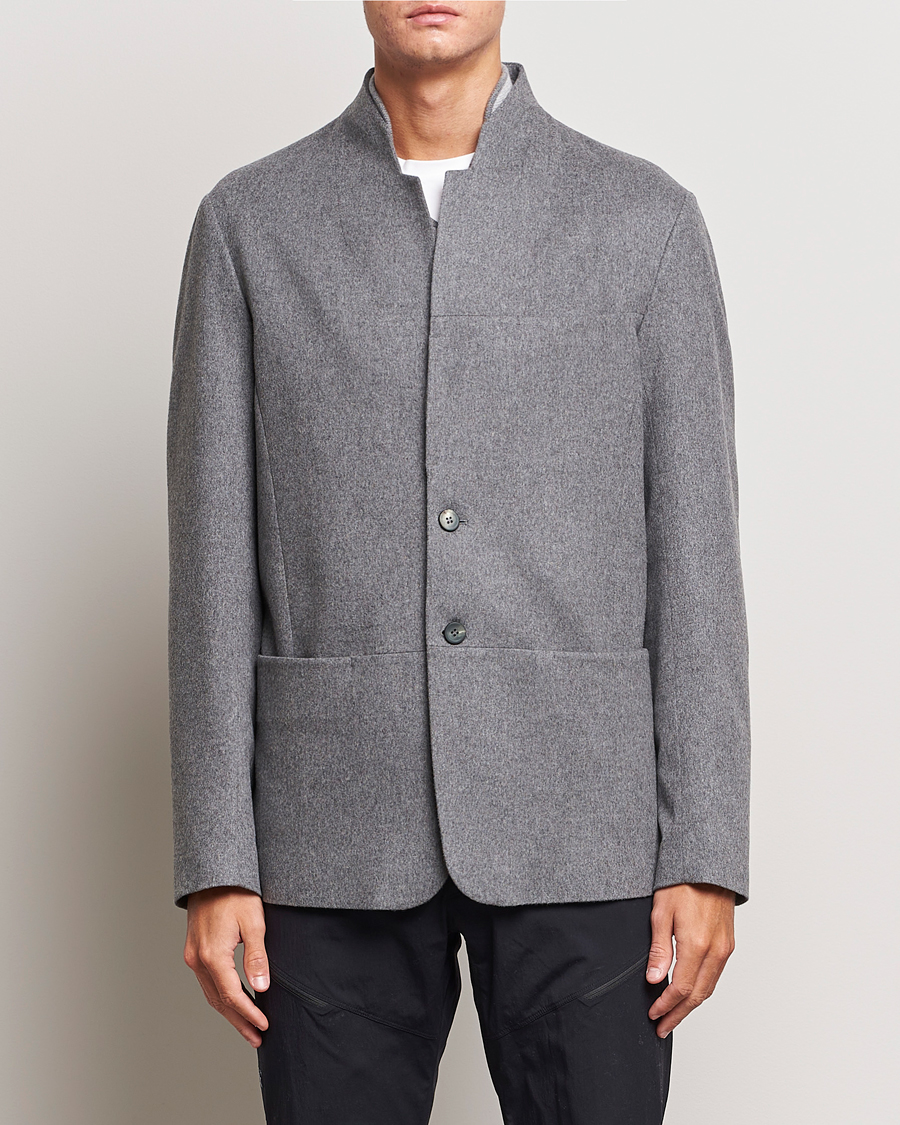 Herre | Ullblazer | SEASE | Ellen Wool/Cashmere Blazer Light Grey