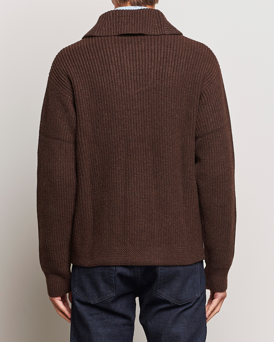 Herre | Gensere | Polo Ralph Lauren | Wool Knitted Sweater Bear Brown Heather