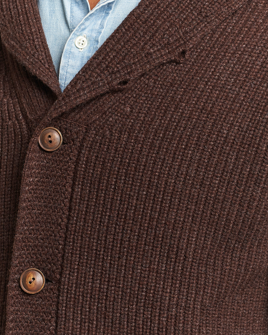 Herre | Gensere | Polo Ralph Lauren | Wool Knitted Sweater Bear Brown Heather