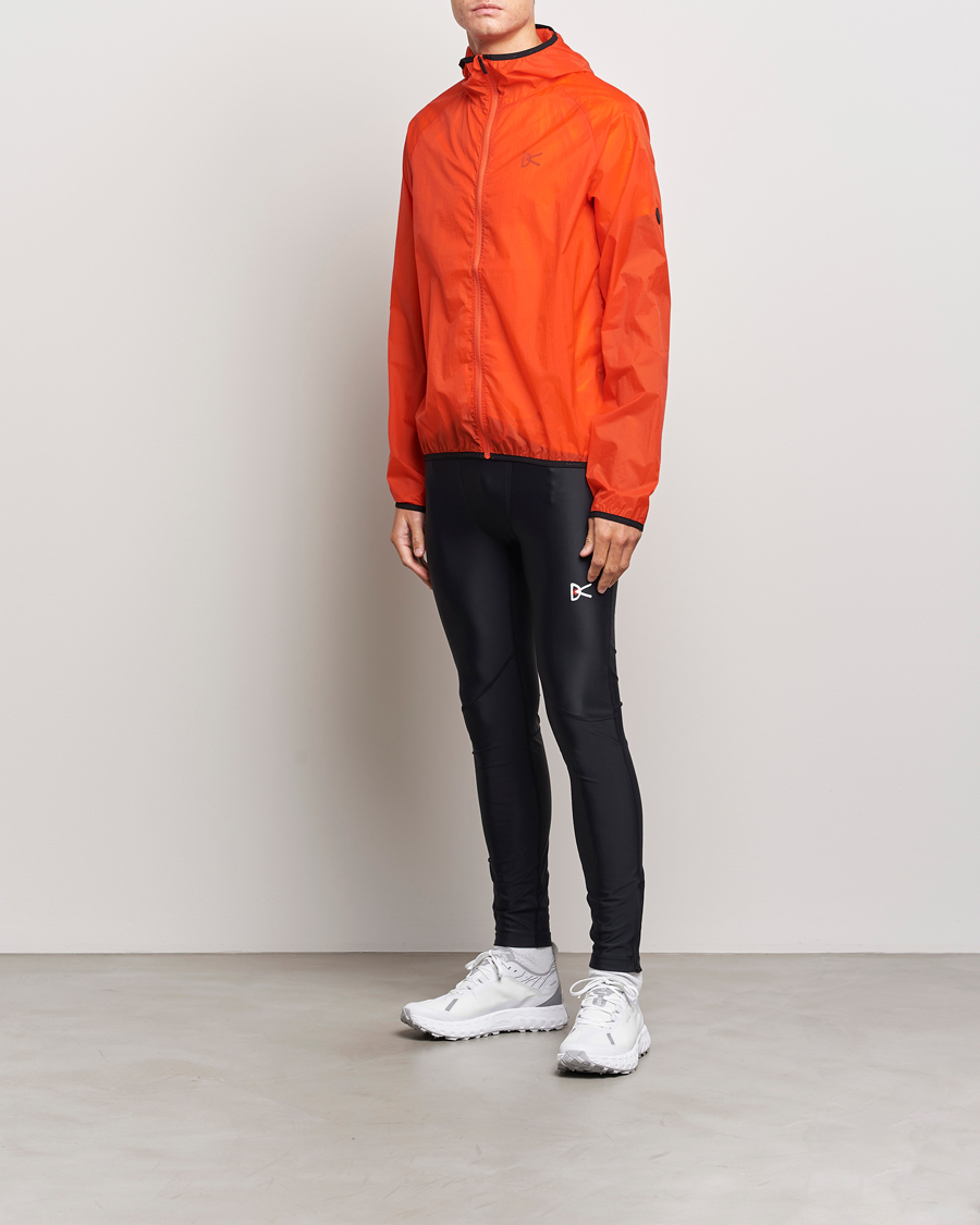 Herre | Jakker | District Vision | Ultralight Packable DWR Wind Jacket Tangerine