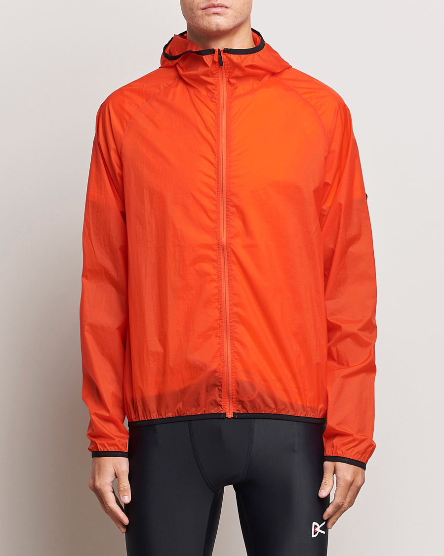 Herre | Jakker | District Vision | Ultralight Packable DWR Wind Jacket Tangerine