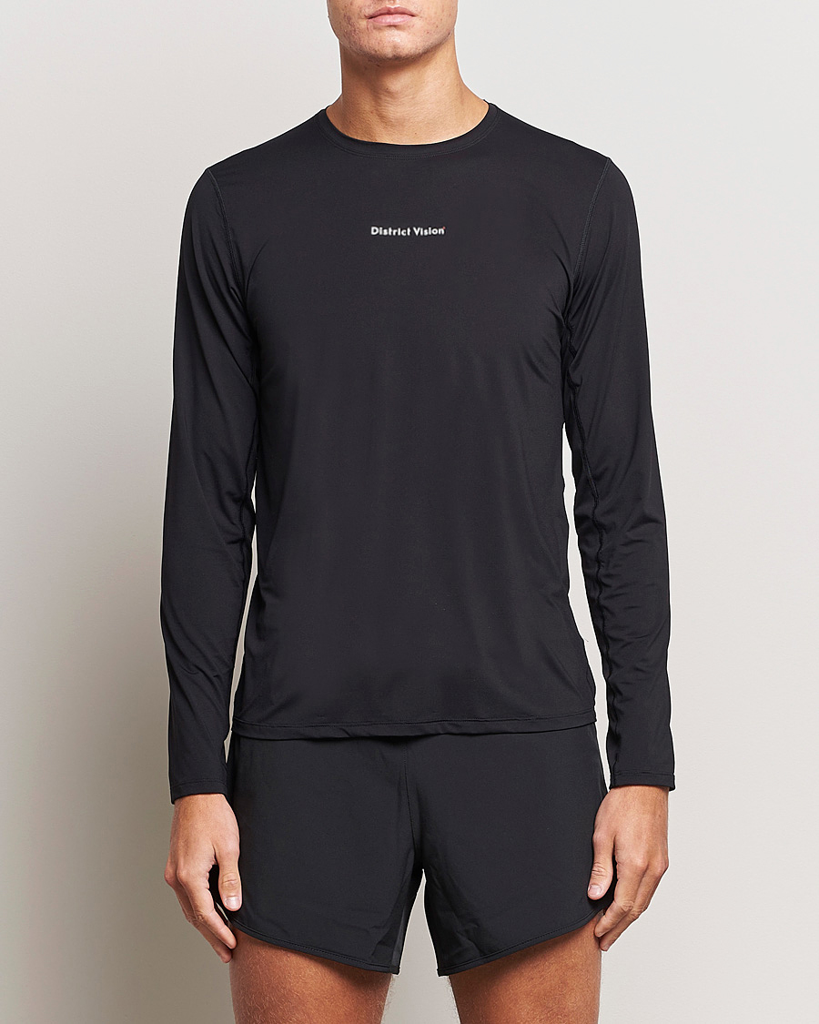 Herre | Active | District Vision | Ultralight Aloe Long Sleeve Black