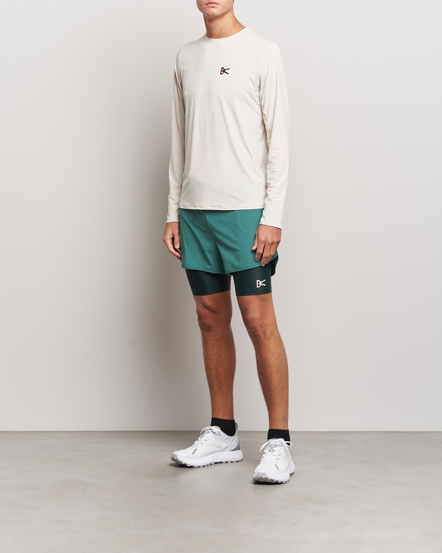 Herre | T-Shirts | District Vision | Ultralight Aloe Long Sleeve Mushroom