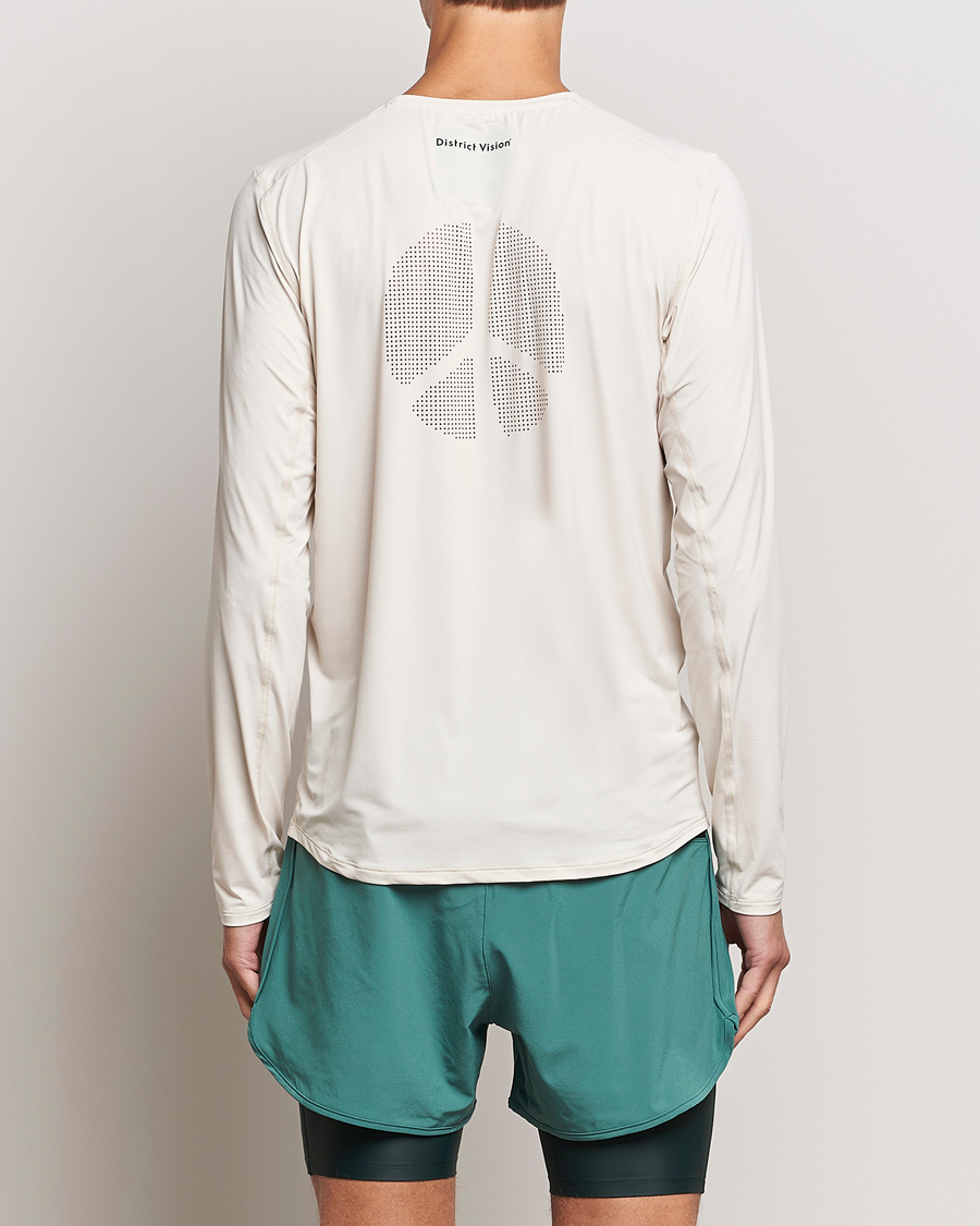 Herre | T-Shirts | District Vision | Ultralight Aloe Long Sleeve Mushroom