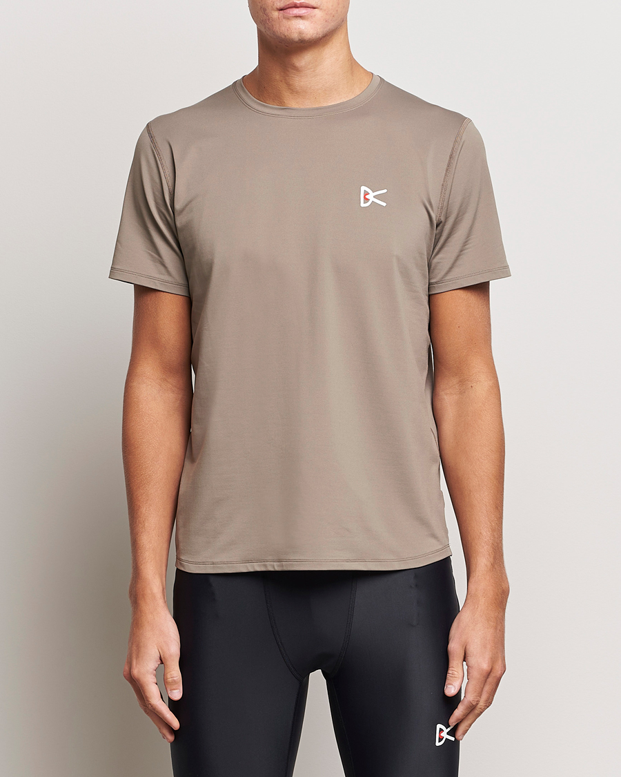 Herre | Running | District Vision | Lightweight Short Sleeve T-Shirt Silt