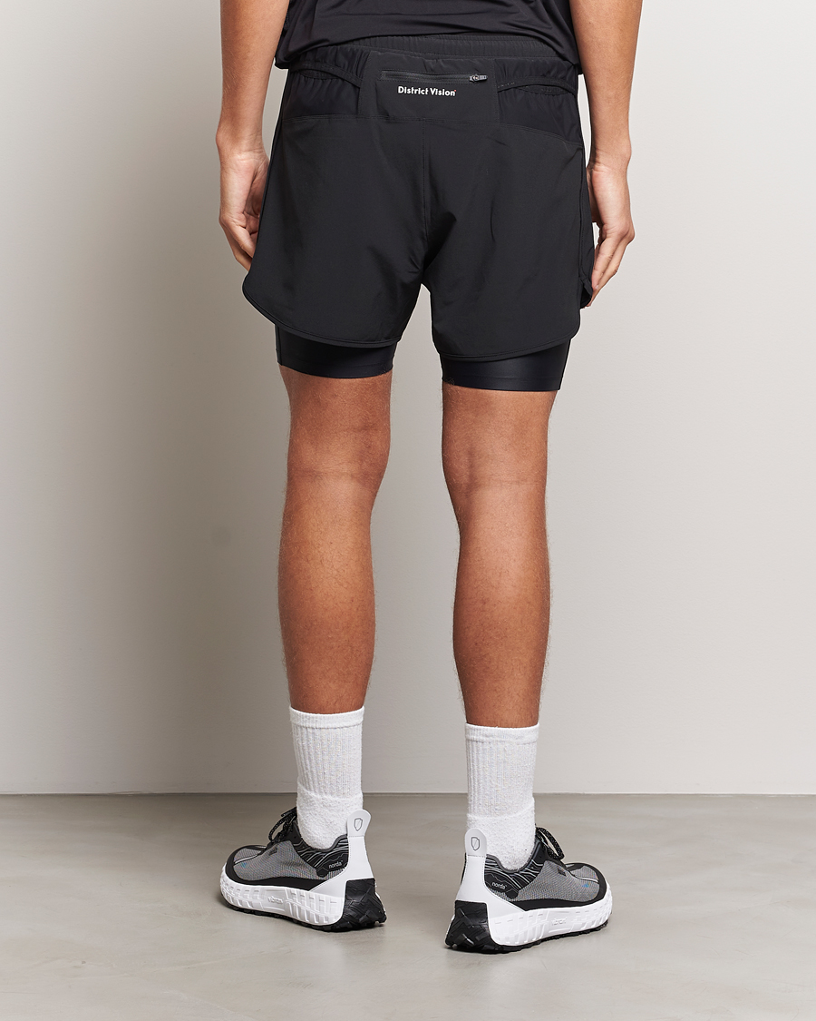 Herre | Shorts | District Vision | Layered Pocketed Trail Shorts Black