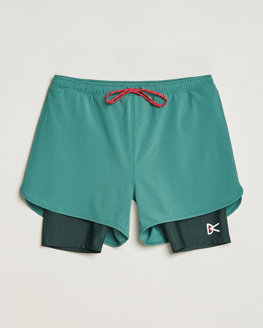 Herre | Shorts | District Vision | Layered Pocketed Trail Shorts Pine