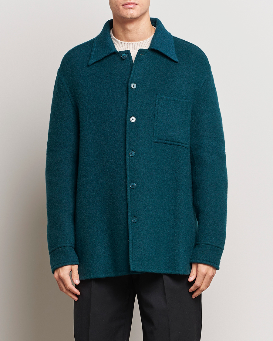 Herre |  | Lanvin | Wool/Mohair Overshirt Dragon