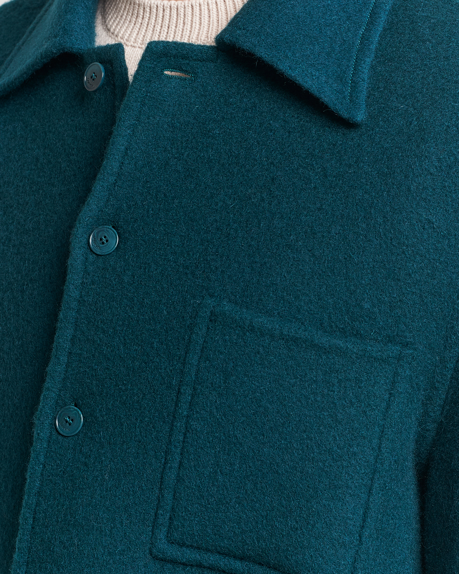 Herre | Skjorter | Lanvin | Wool/Mohair Overshirt Dragon