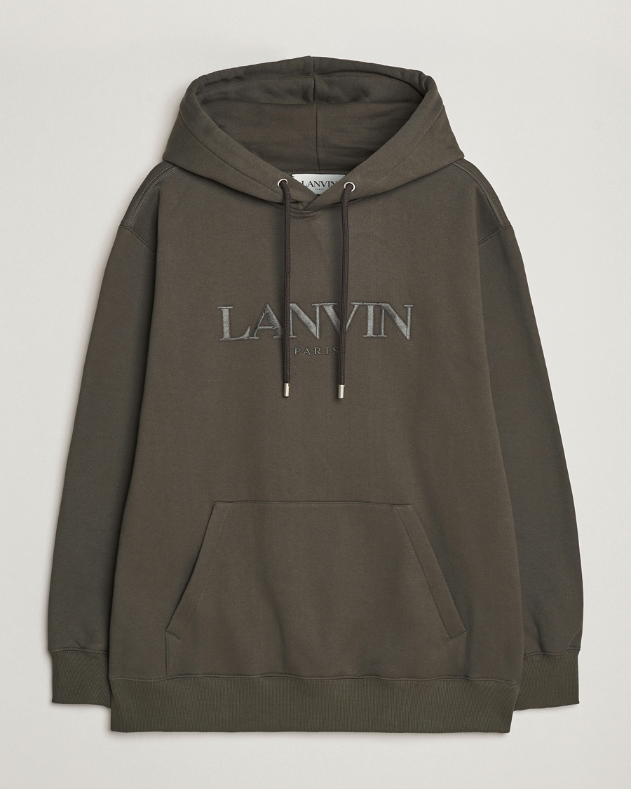 Herre | Gensere | Lanvin | Oversized Logo Hoodie Loden