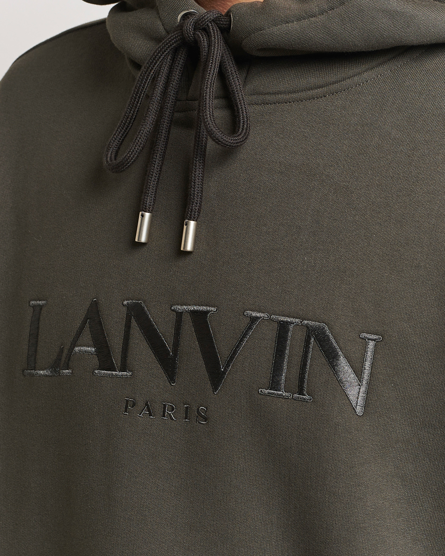 Herre | Gensere | Lanvin | Oversized Logo Hoodie Loden