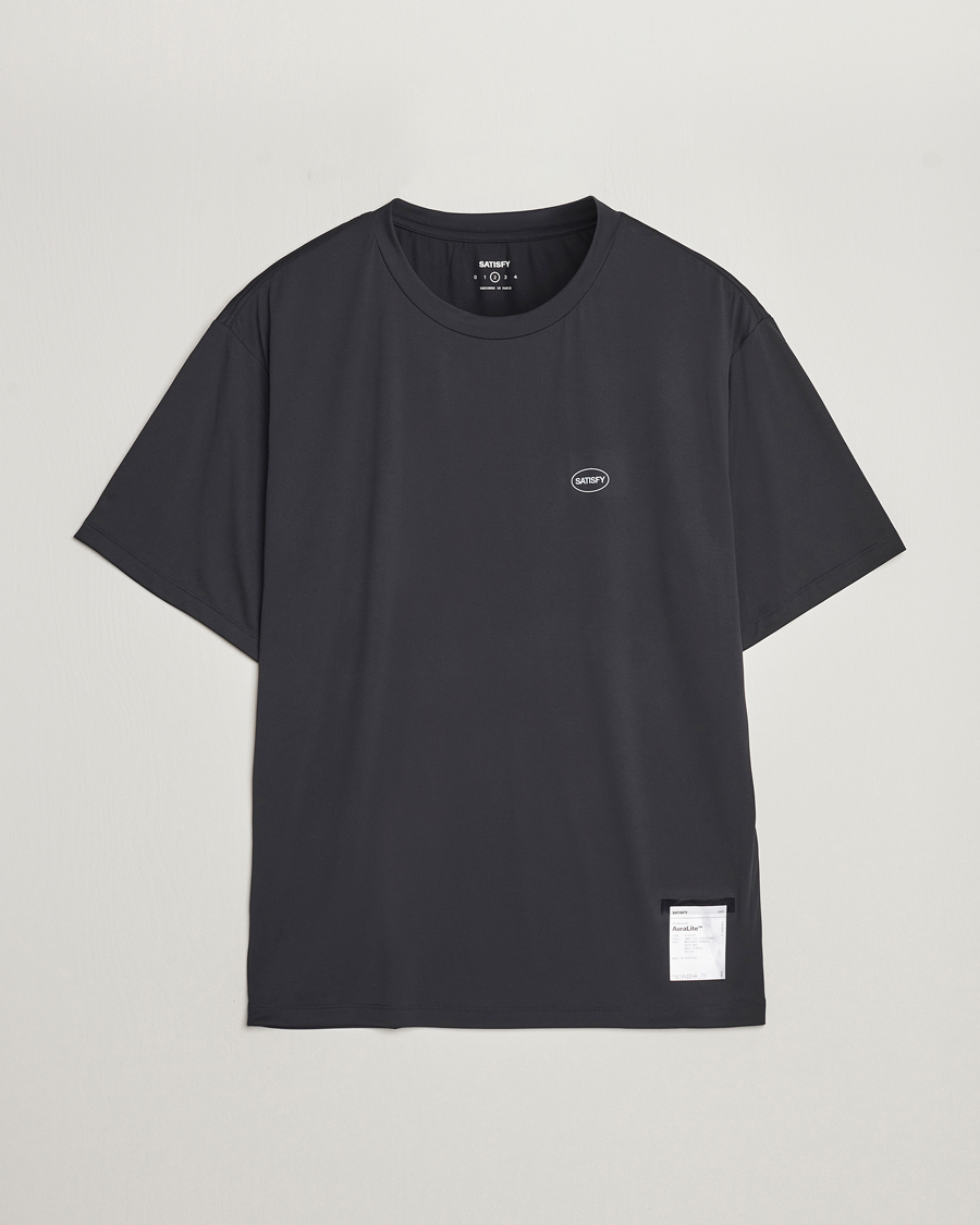Herre | T-Shirts | Satisfy | AuraLite T-Shirt Black