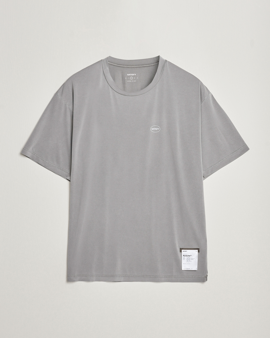 Herre | T-Shirts | Satisfy | AuraLite T-Shirt Mineral Fossil