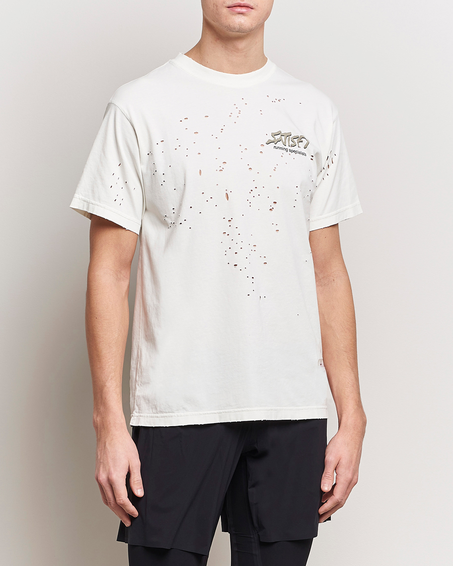 Herre | Running | Satisfy | MothTech T-Shirt Off White