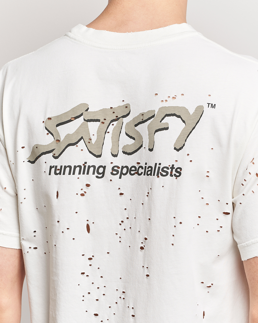 Herre | T-Shirts | Satisfy | MothTech T-Shirt Off White
