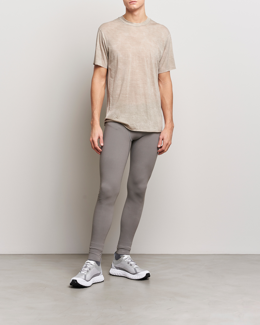 Herre | T-Shirts | Satisfy | CloudMerino T-Shirt Sun Bleached Greige