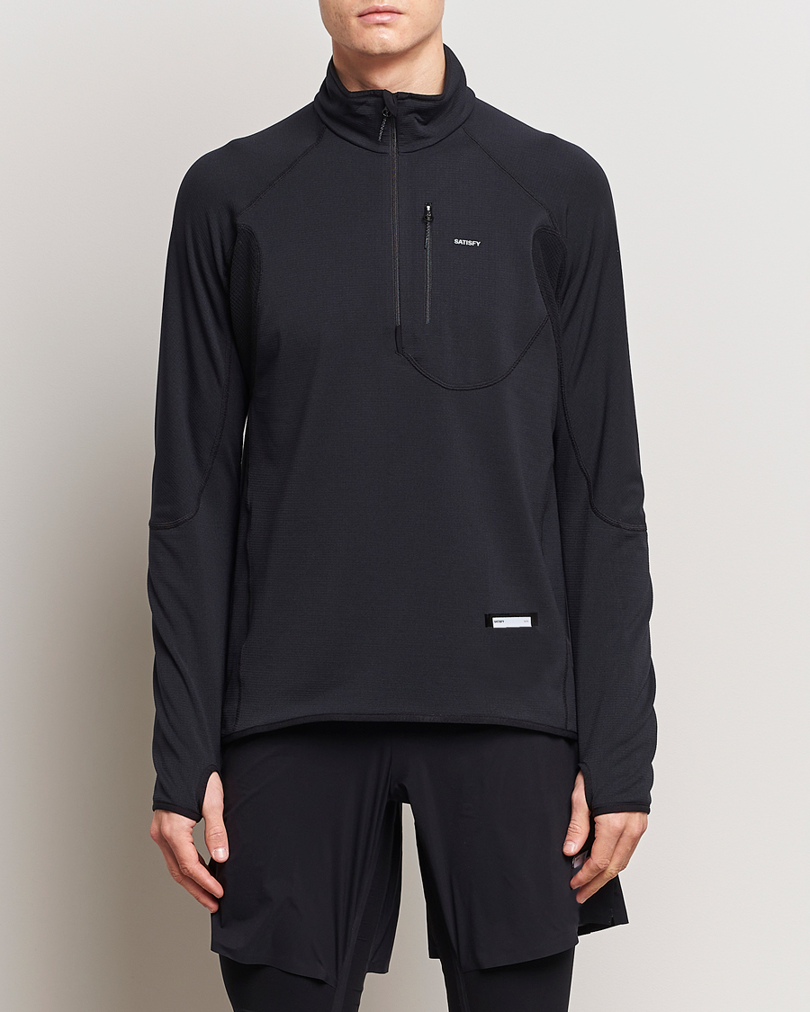 Herre | Klær | Satisfy | GhostFleece Half Zip Black