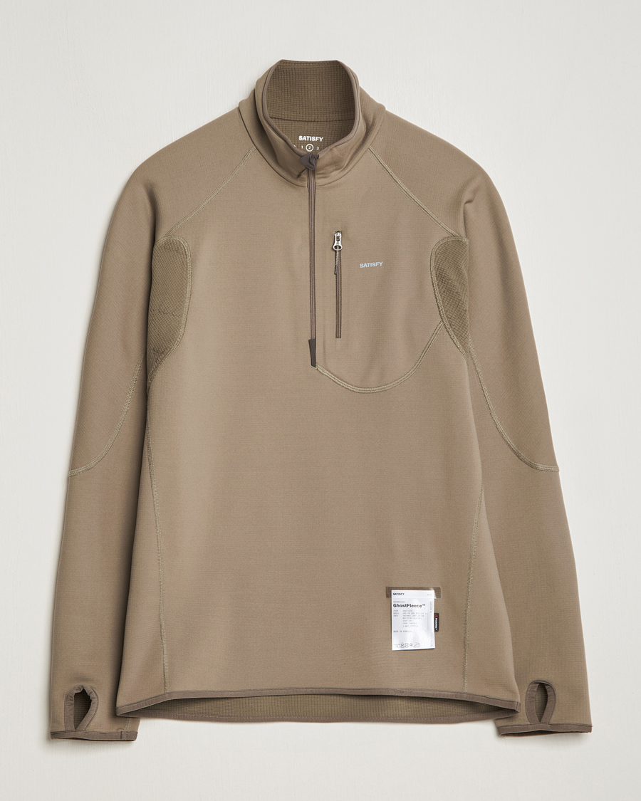 Herre | Gensere | Satisfy | GhostFleece Half Zip Smoky Quartz