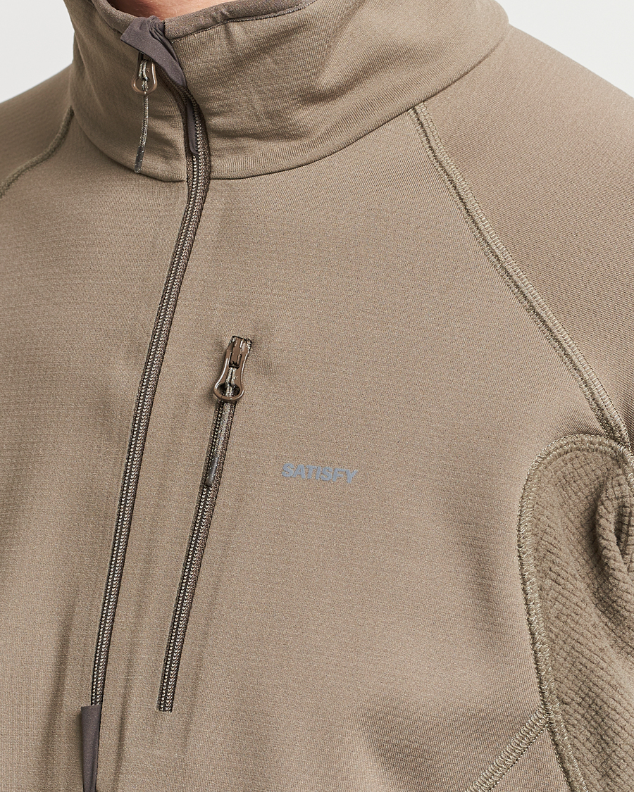 Herre | Gensere | Satisfy | GhostFleece Half Zip Smoky Quartz