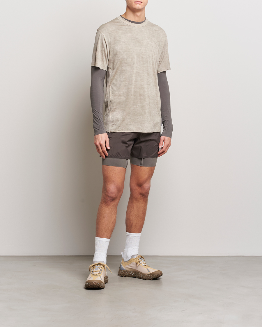 Herre | Shorts | Satisfy | CoffeeThermal 8 Inch Shorts Quicksand