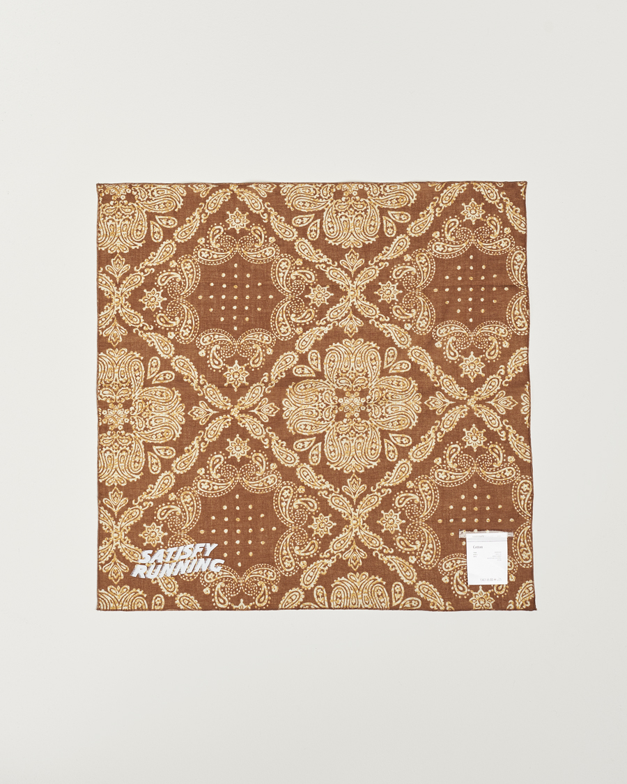 Herre | Satisfy Japanese Cotton Bandana Brown | Satisfy | Japanese Cotton Bandana Brown