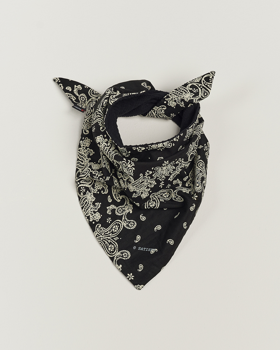 Herre | Satisfy Japanese Cotton Bandana Black | Satisfy | Japanese Cotton Bandana Black