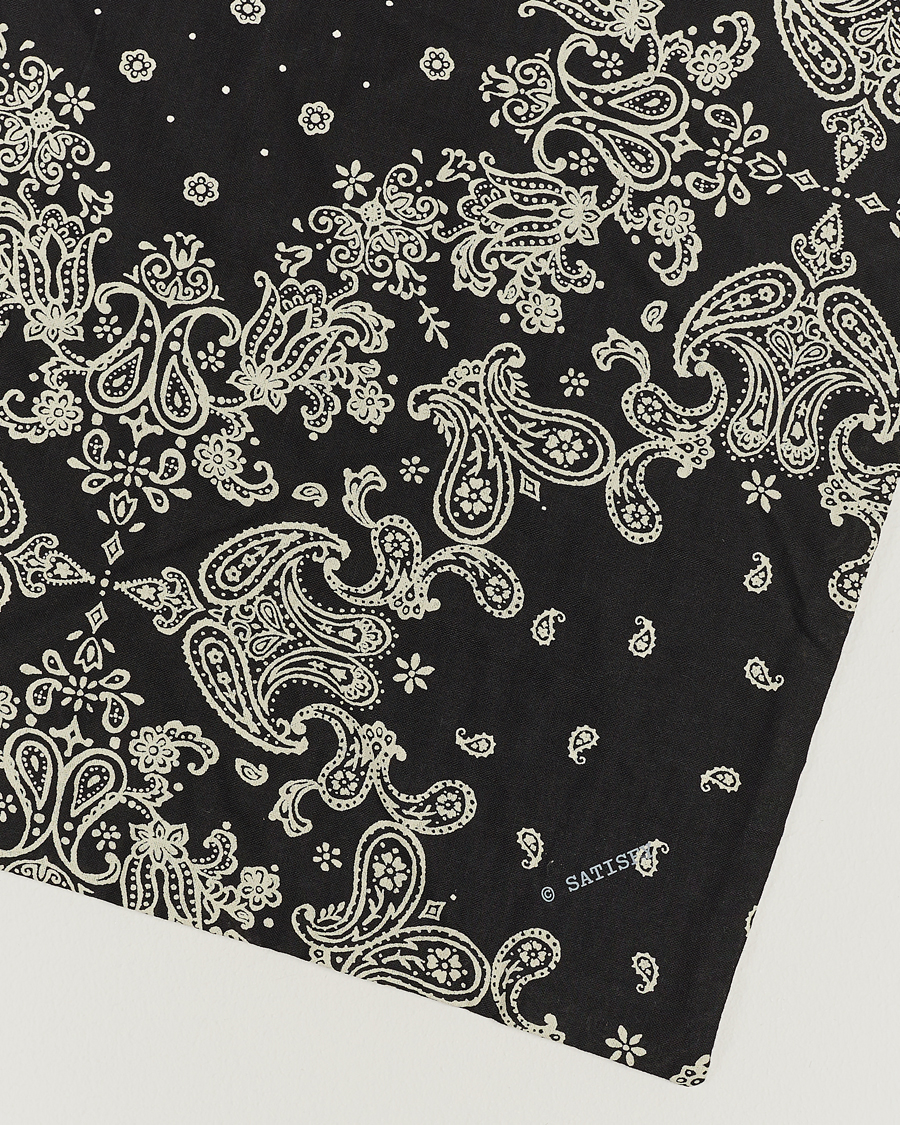 Herre | Satisfy Japanese Cotton Bandana Black | Satisfy | Japanese Cotton Bandana Black