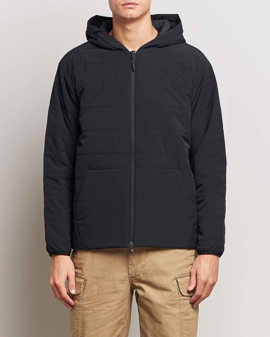 Herre |  | Snow Peak | Flexible Insulated Zip Hoodie Black