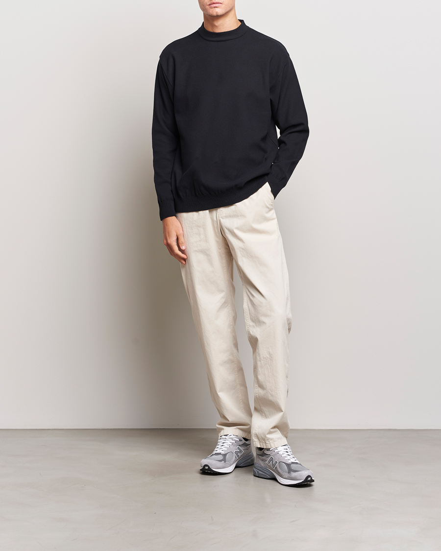 Herre | Gensere | Snow Peak | Cotton Blend Pullover Black