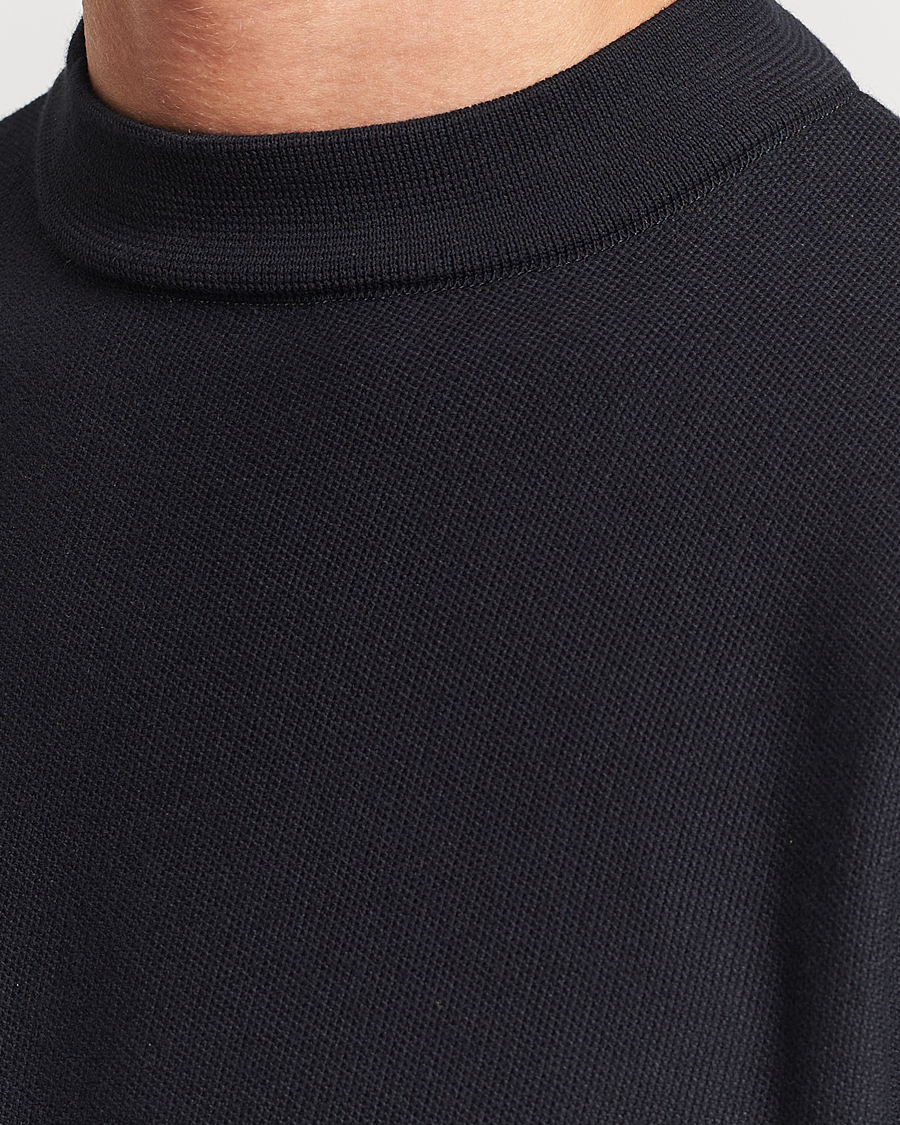 Herre | Gensere | Snow Peak | Cotton Blend Pullover Black