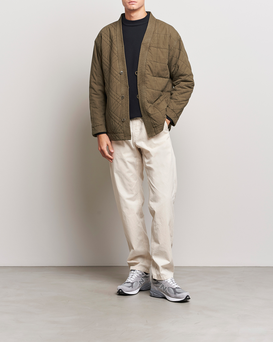 Herre | Jakker | Snow Peak | Natural Dyed Quilted Jacket Olive