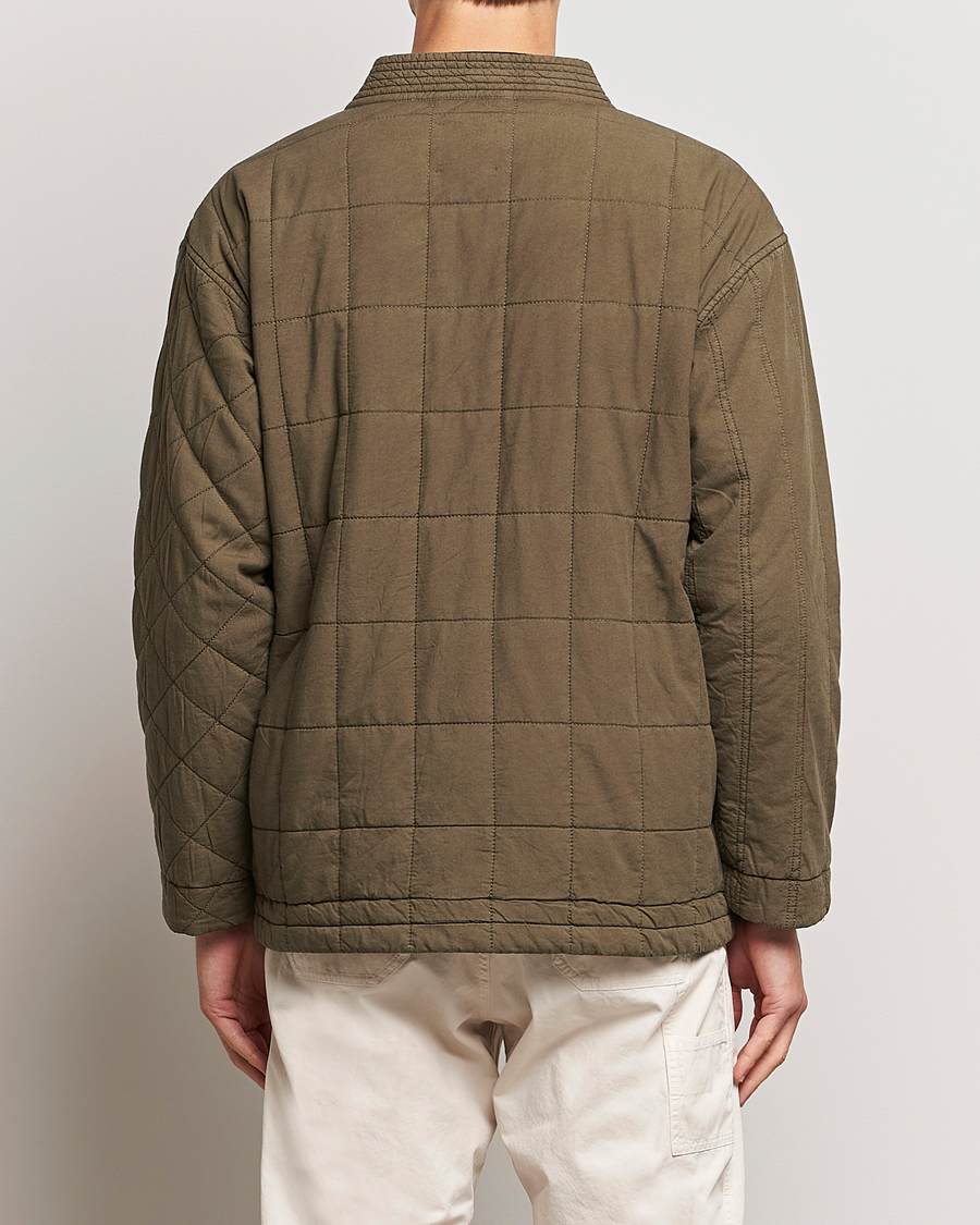 Herre | Jakker | Snow Peak | Natural Dyed Quilted Jacket Olive