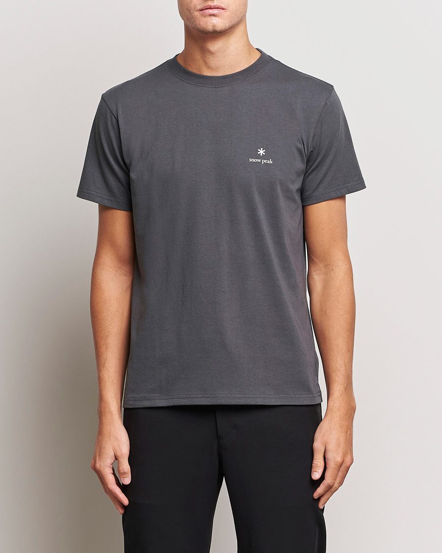 Herre | Snow Peak | Snow Peak | Logo T-Shirt Charcoal