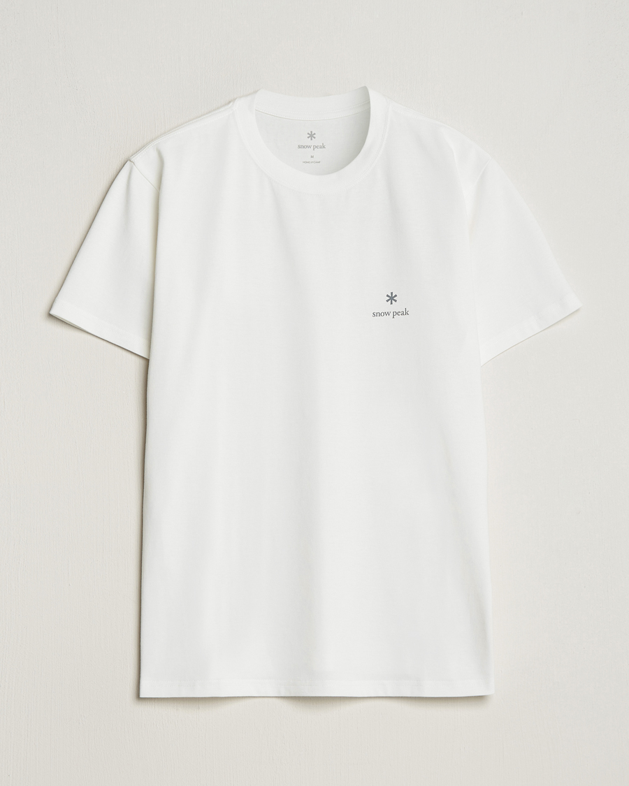 Herre | | Snow Peak | Logo T-Shirt White