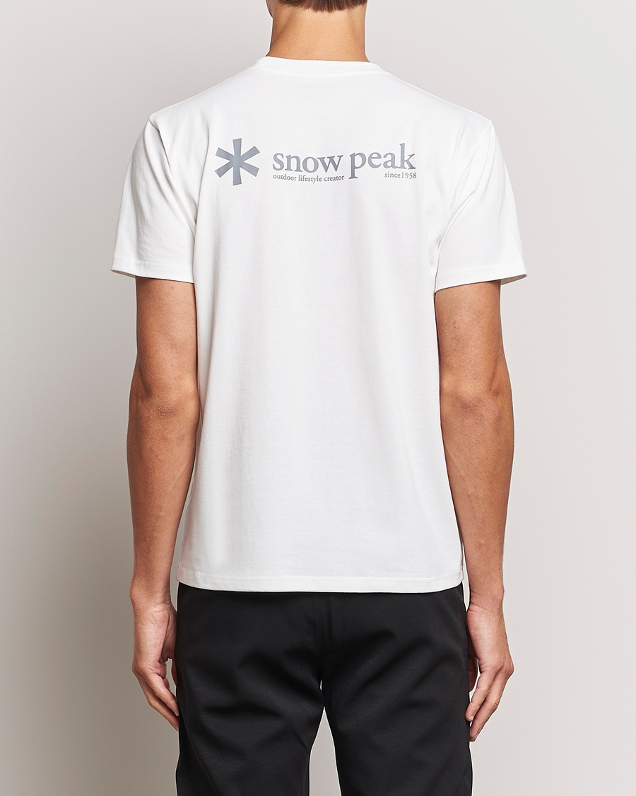 Herre | T-Shirts | Snow Peak | Logo T-Shirt White
