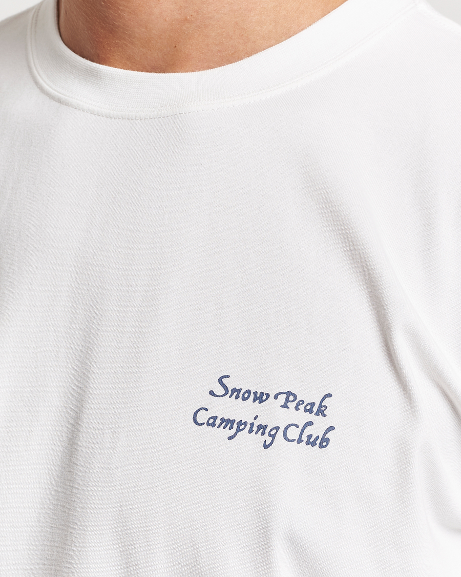 Herre | T-Shirts | Snow Peak | Camping Club T-Shirt White