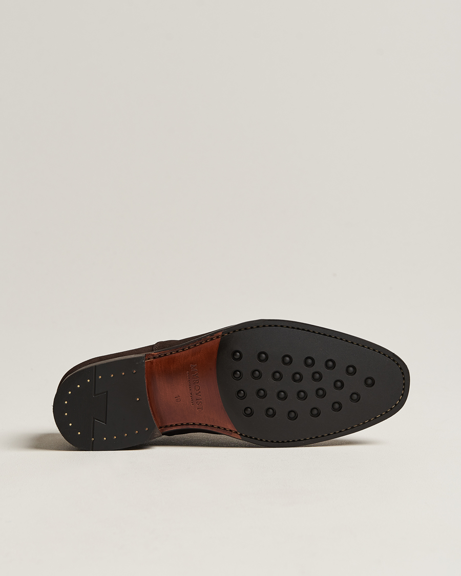 Herre | Myrqvist Äppelviken Oxford Dark Brown Suede | Myrqvist | Äppelviken Oxford Dark Brown Suede