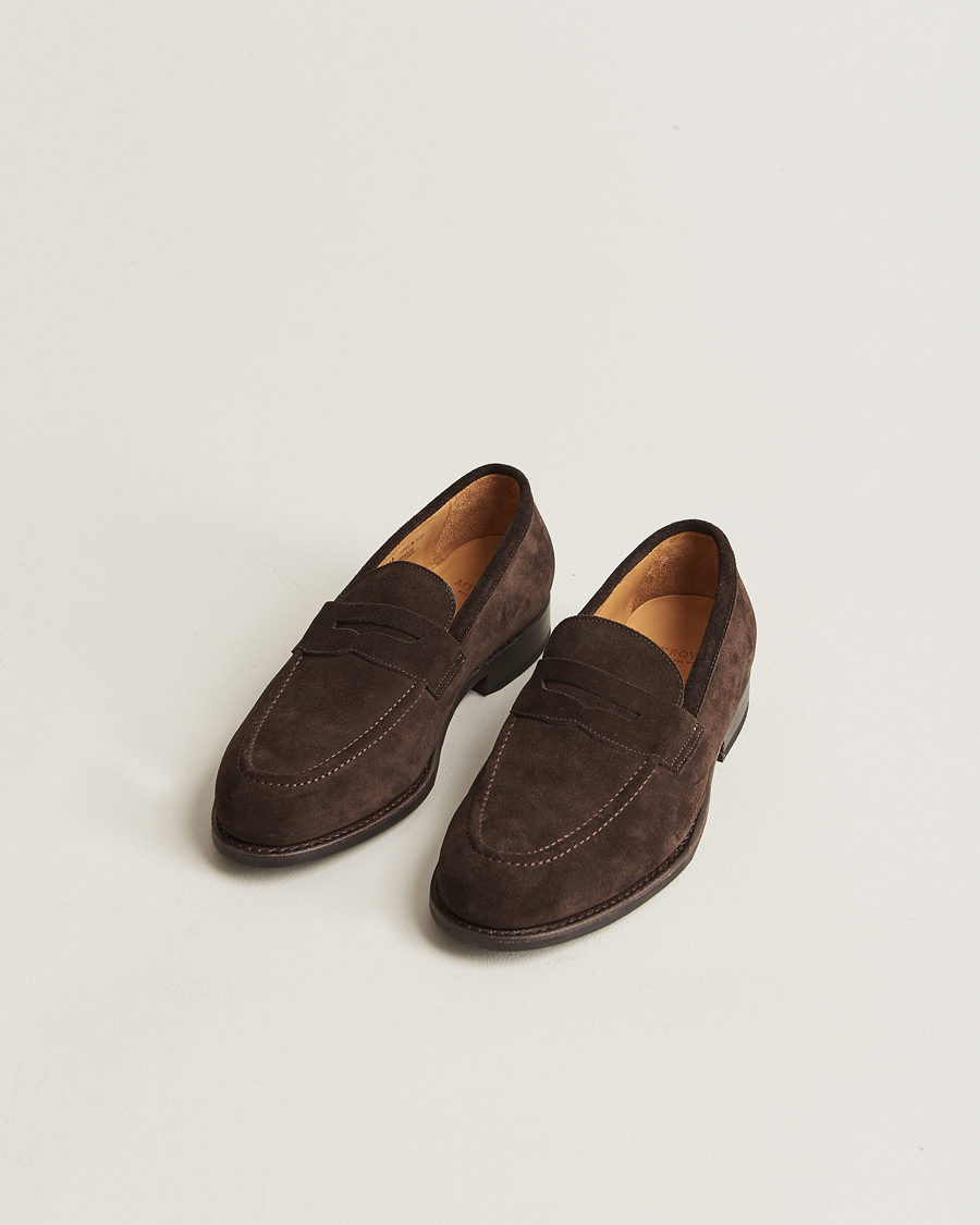 Herre | Gaver | Myrqvist | Stenhammar Loafer Dark Brown Suede